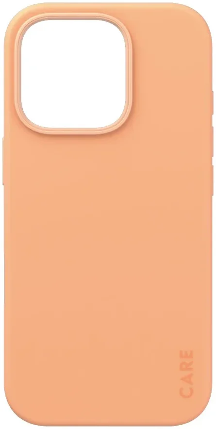 PanzerGlass CARE Fashionable iPhone 16 Pro Hoesje Siliconen MagSafe Peach afbeelding 2