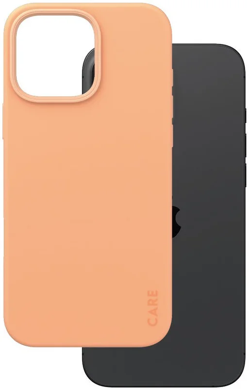 PanzerGlass CARE Fashionable iPhone 16 Pro Max Hoesje Siliconen MagSafe Peach afbeelding 1