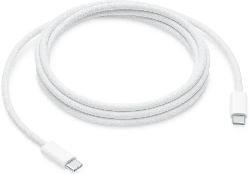 Originele Apple Geweven USB-C naar USB-C Kabel 2 Meter 240W Wit afbeelding 2