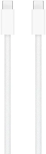 Originele Apple Geweven USB-C naar USB-C Kabel 2 Meter 240W Wit afbeelding 1