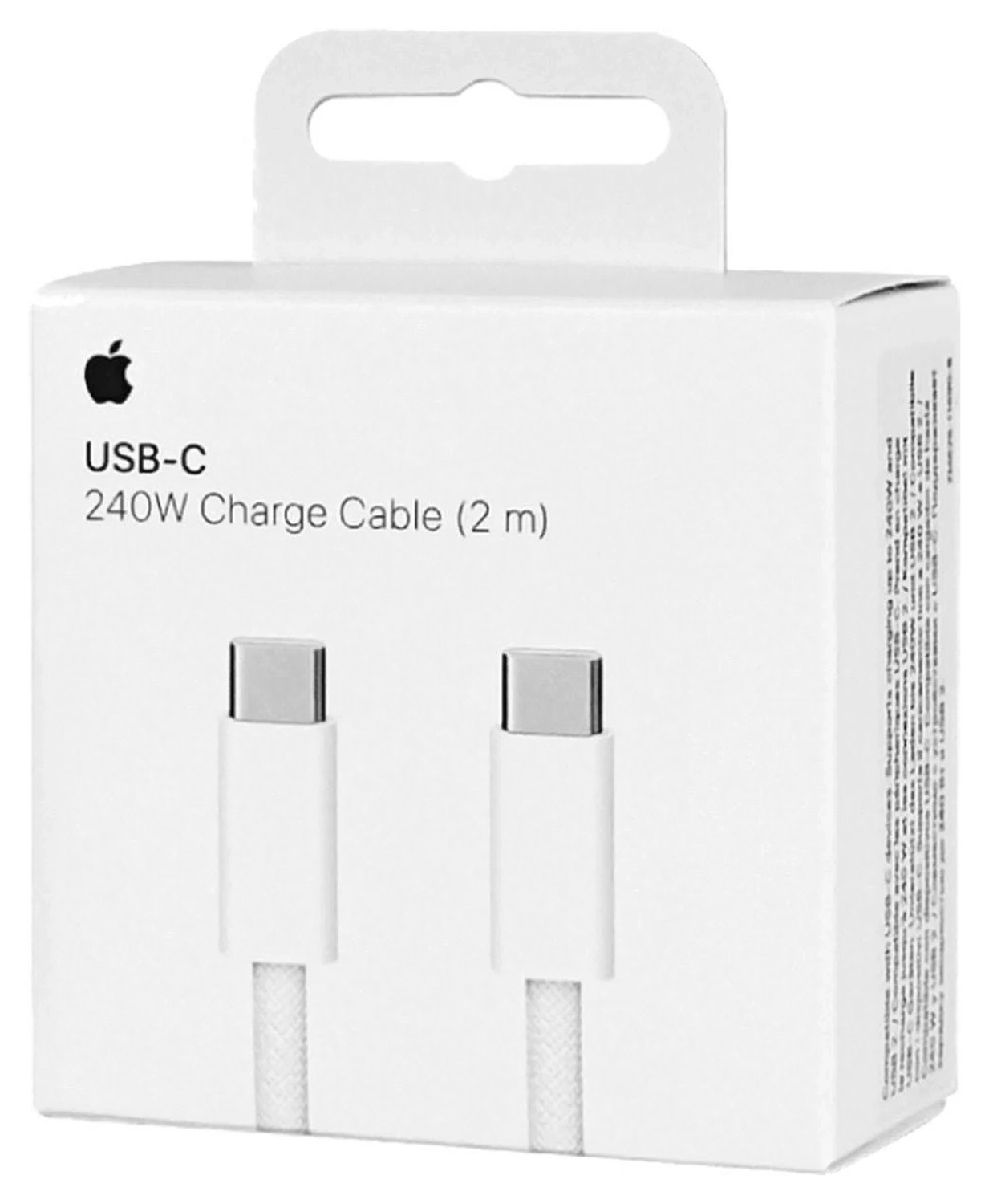 Originele Apple Geweven USB-C naar USB-C Kabel 2 Meter 240W Wit afbeelding 3