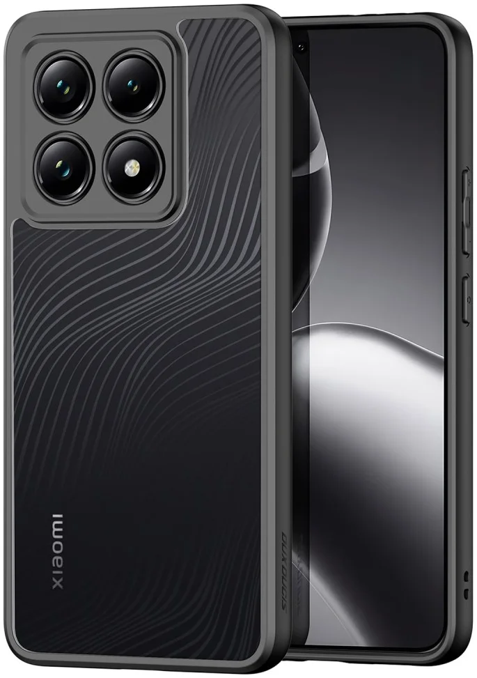 Dux Ducis Aimo Xiaomi 14T Pro Hoesje Back Cover Zwart afbeelding 1
