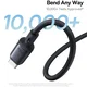 Baseus PicoGo USB-C naar USB-C Kabel 240W Fast Charge 1M Zwart afbeelding 7