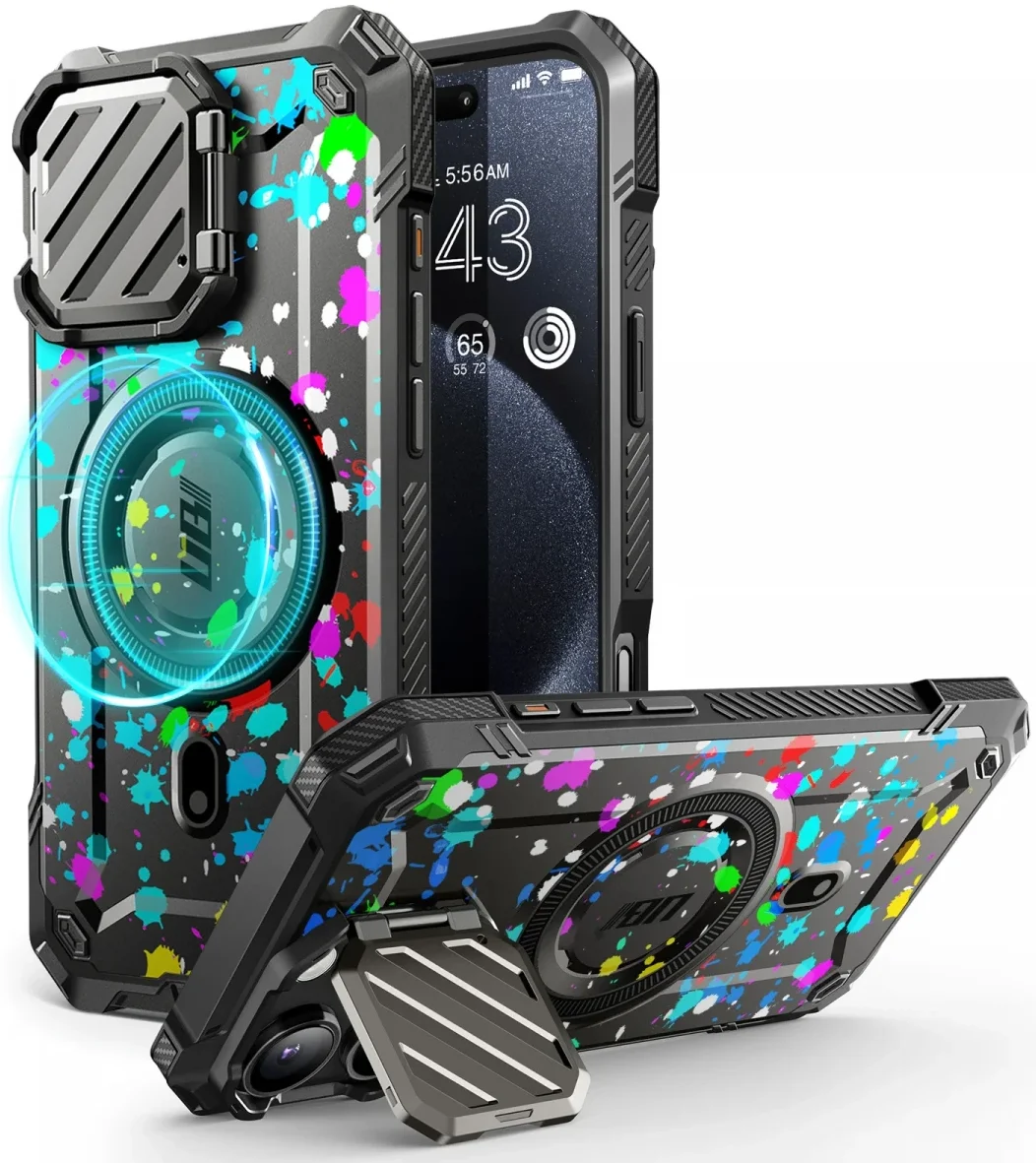 SUPCASE UB Pro MagXT iPhone 16 Pro Max Hoesje Camera Protector Stipjes afbeelding 1