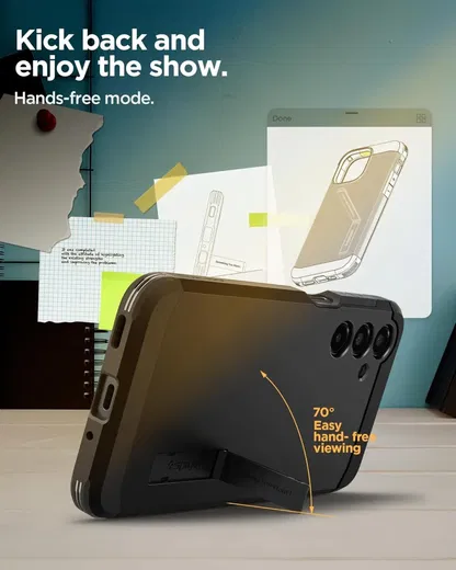 Spigen Tough Armor Samsung Galaxy A16 Hoesje Back Cover Zwart afbeelding 4