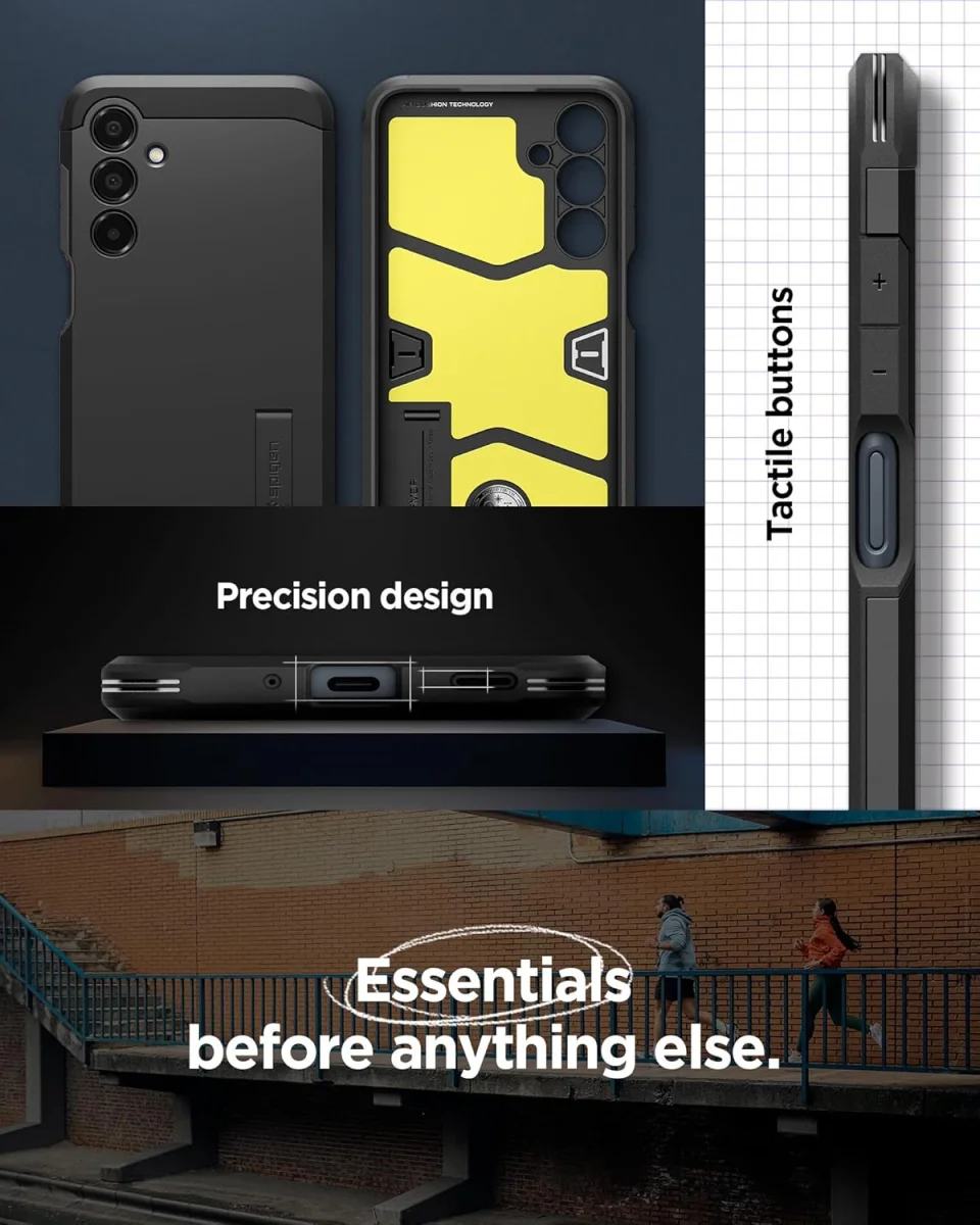 Spigen Tough Armor Samsung Galaxy A16 Hoesje Back Cover Zwart afbeelding 7