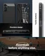 Spigen Rugged Armor Samsung Galaxy A16 Hoesje Back Cover Matte Zwart afbeelding 8