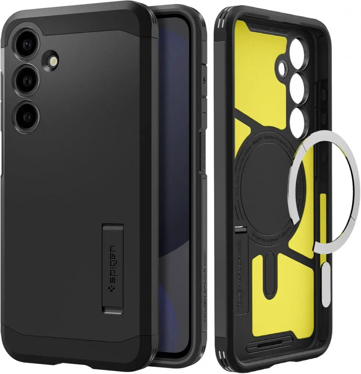 Spigen Tough Armor Samsung Galaxy S24 FE Hoesje MagSafe Back Cover Zwart afbeelding 1
