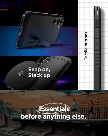 Spigen Tough Armor Samsung Galaxy S24 FE Hoesje MagSafe Back Cover Zwart afbeelding 4