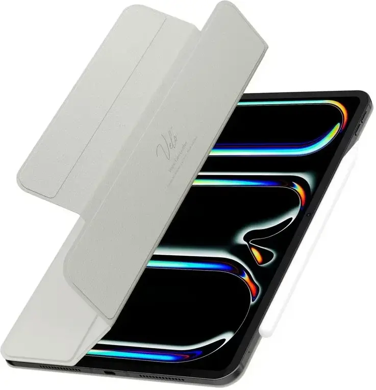 Spigen Air Skin Pro iPad Pro 11 (2024/2025) Hoes Book Case Grijs afbeelding 10