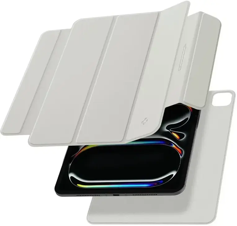Spigen Air Skin Pro iPad Pro 11 (2024/2025) Hoes Book Case Grijs afbeelding 5
