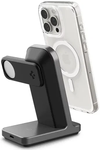 Spigen OneTap Pro 3-in-1 Draadloos Oplaadstation iPhone/Apple Watch/AirPods 15W afbeelding 23