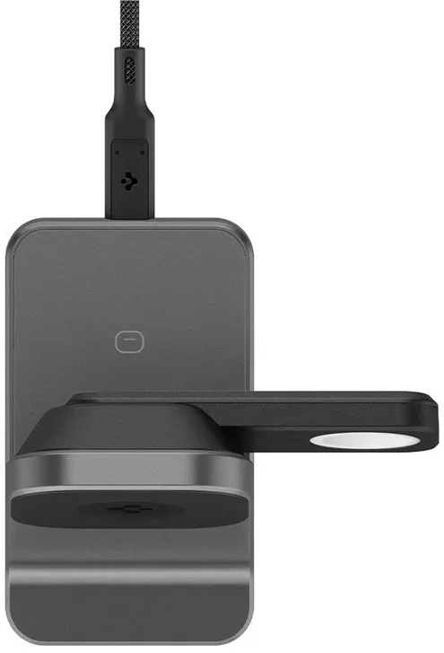 Spigen OneTap Pro 3-in-1 Draadloos Oplaadstation iPhone/Apple Watch/AirPods 15W afbeelding 20