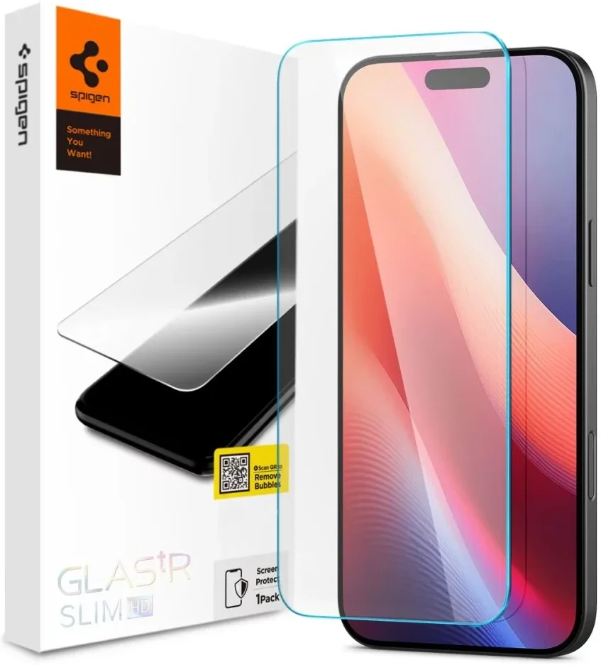 Spigen Glas tR Slim HD Apple iPhone 16 Screen Protector afbeelding 1