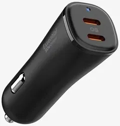 Spigen ArcStation Essential 50W Auto Lader 2X USB-C Power Delivery (PD) Zwart afbeelding