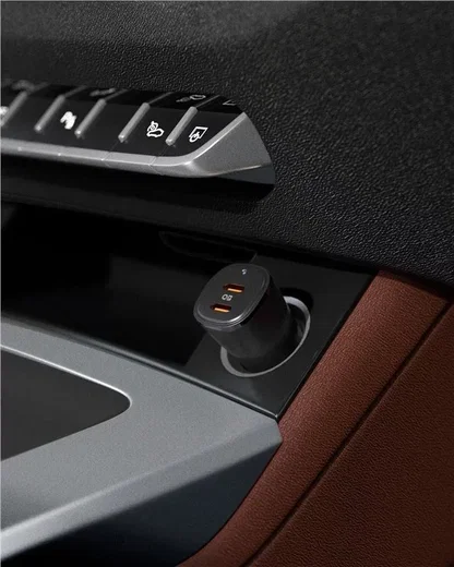 Spigen ArcStation Essential 50W Auto Lader 2X USB-C Power Delivery (PD) Zwart afbeelding 3