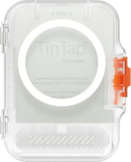 Spigen TinTap Magfit+ Kaart Houder met MagSafe Frost Clear afbeelding 1
