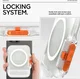 Spigen TinTap Magfit+ Kaart Houder met MagSafe Frost Clear afbeelding 6