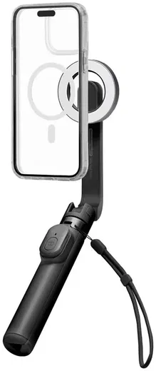 Spigen S571W MagSafe Bluetooth Selfie Stick / Tripod Statief Zwart afbeelding 2