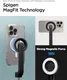 Spigen S571W MagSafe Bluetooth Selfie Stick / Tripod Statief Zwart afbeelding 6