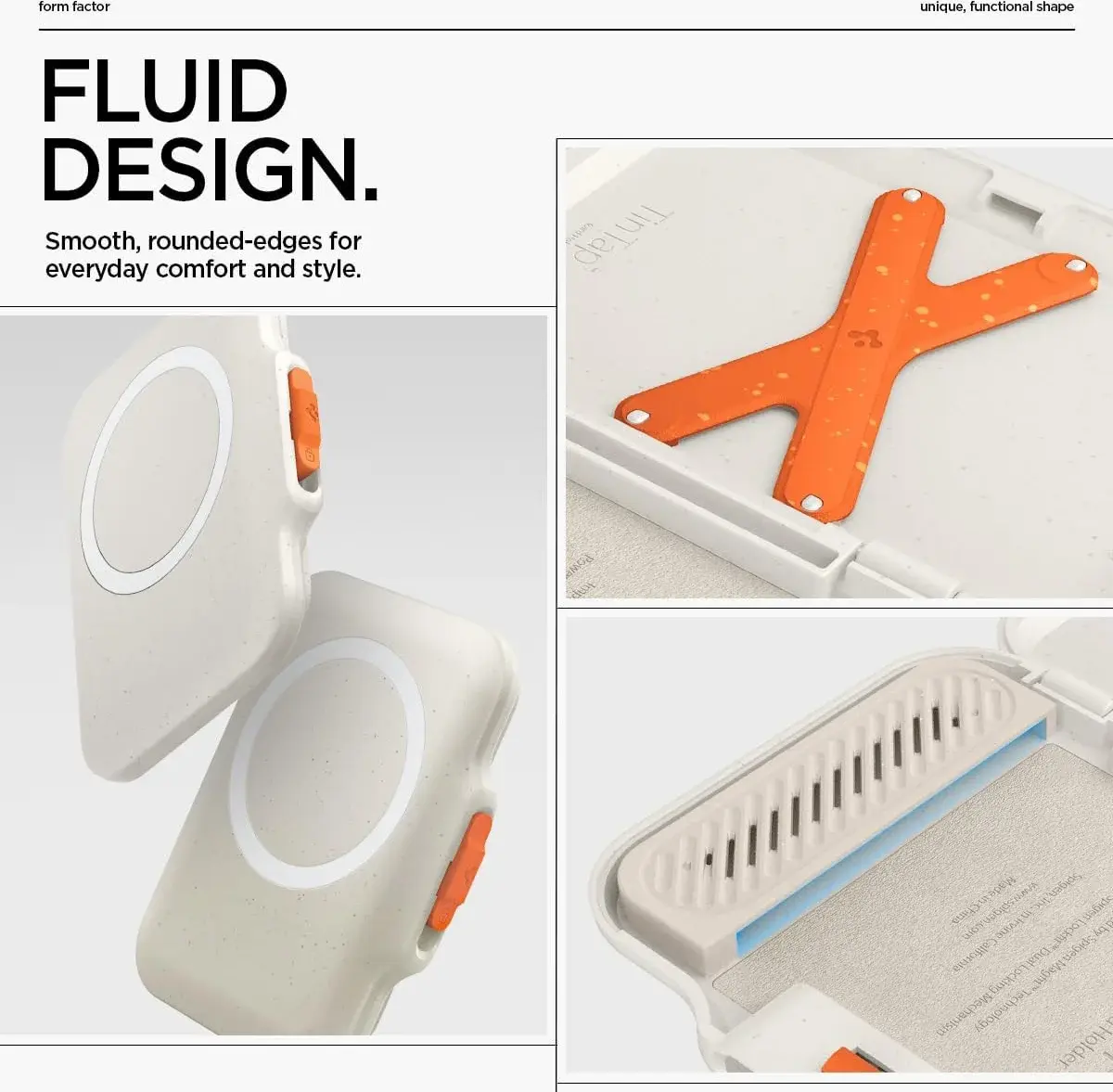 Spigen TinTap Magfit+ Kaart Houder met MagSafe Beige afbeelding 9