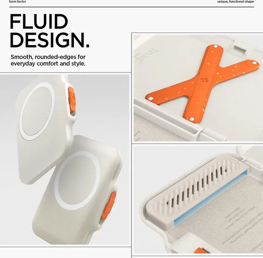 Spigen TinTap Magfit+ Kaart Houder met MagSafe Beige afbeelding 9