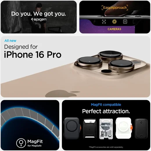 Spigen Ultra Hybrid MagFit Apple iPhone 16 Pro Hoesje MagSafe Neo One afbeelding 3