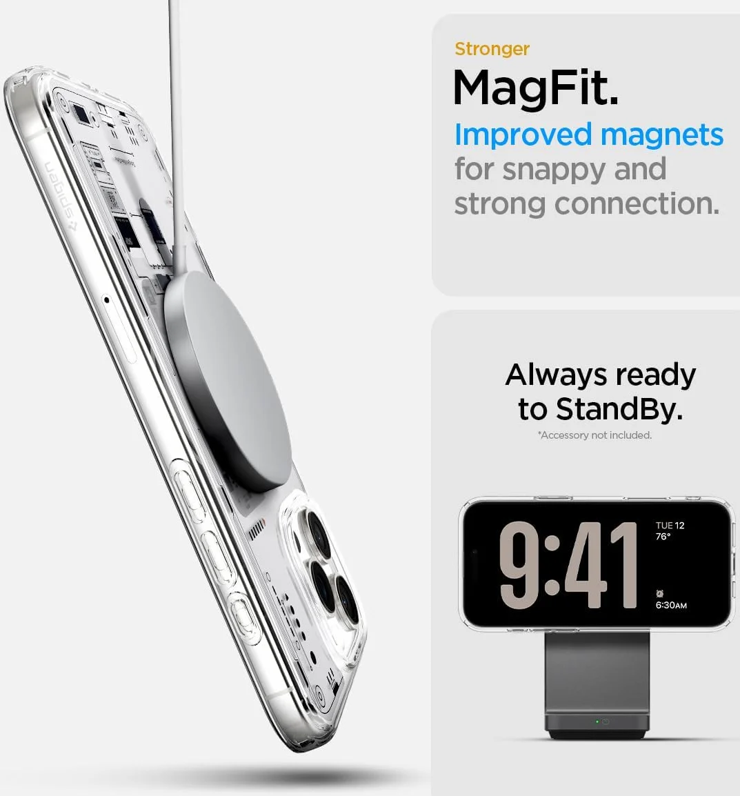 Spigen Ultra Hybrid MagFit Apple iPhone 16 Pro Hoesje MagSafe Neo One afbeelding 4
