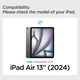 Spigen Air Skin Folio OneTap iPad Air 13 (24/25) Hoes Book Case 2 in 1 Grijs afbeelding 4