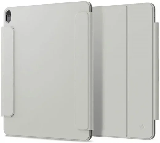 Spigen Air Skin Folio OneTap iPad Air 13 (24/25) Hoes Book Case 2 in 1 Grijs afbeelding 9