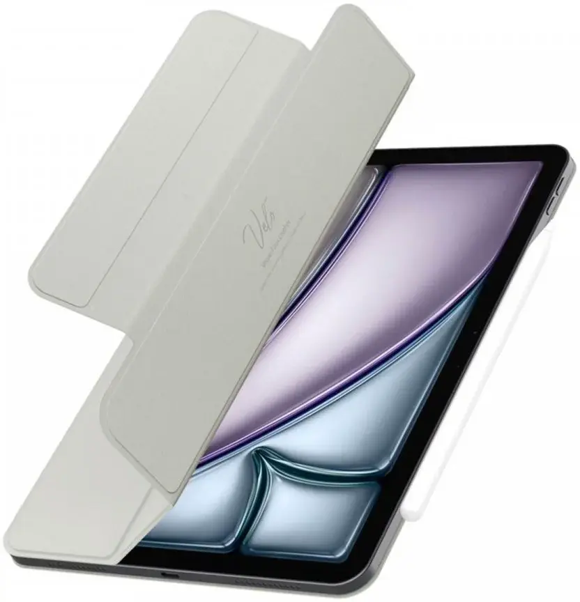 Spigen Air Skin Folio OneTap iPad Air 13 (24/25) Hoes Book Case 2 in 1 Grijs afbeelding 13