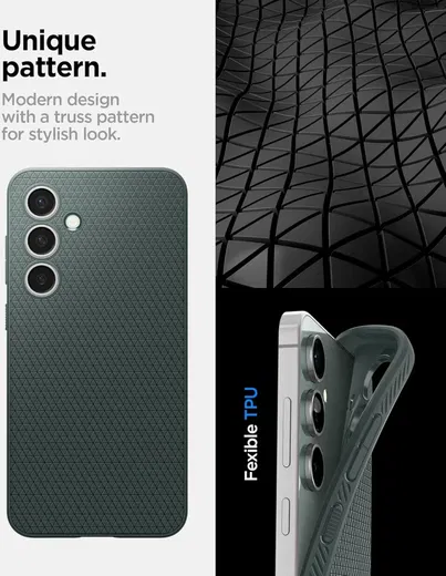 Spigen Liquid Air Samsung Galaxy S24 FE Hoesje Back Cover Groen afbeelding 14