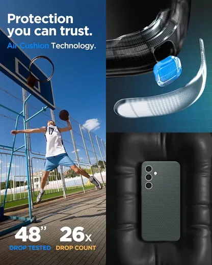 Spigen Liquid Air Samsung Galaxy S24 FE Hoesje Back Cover Groen afbeelding 15