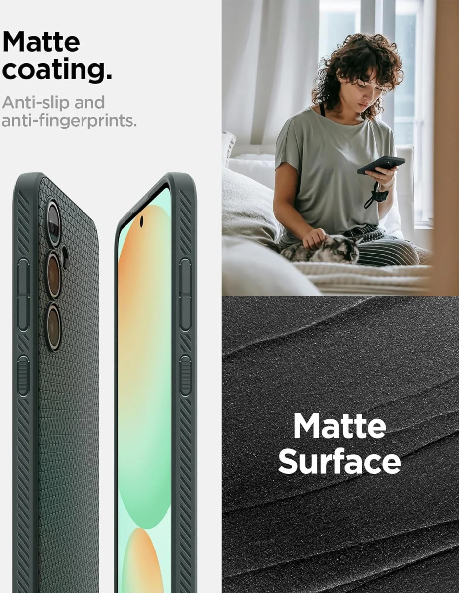 Spigen Liquid Air Samsung Galaxy S24 FE Hoesje Back Cover Groen afbeelding 16