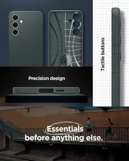 Spigen Liquid Air Samsung Galaxy S24 FE Hoesje Back Cover Groen afbeelding 18