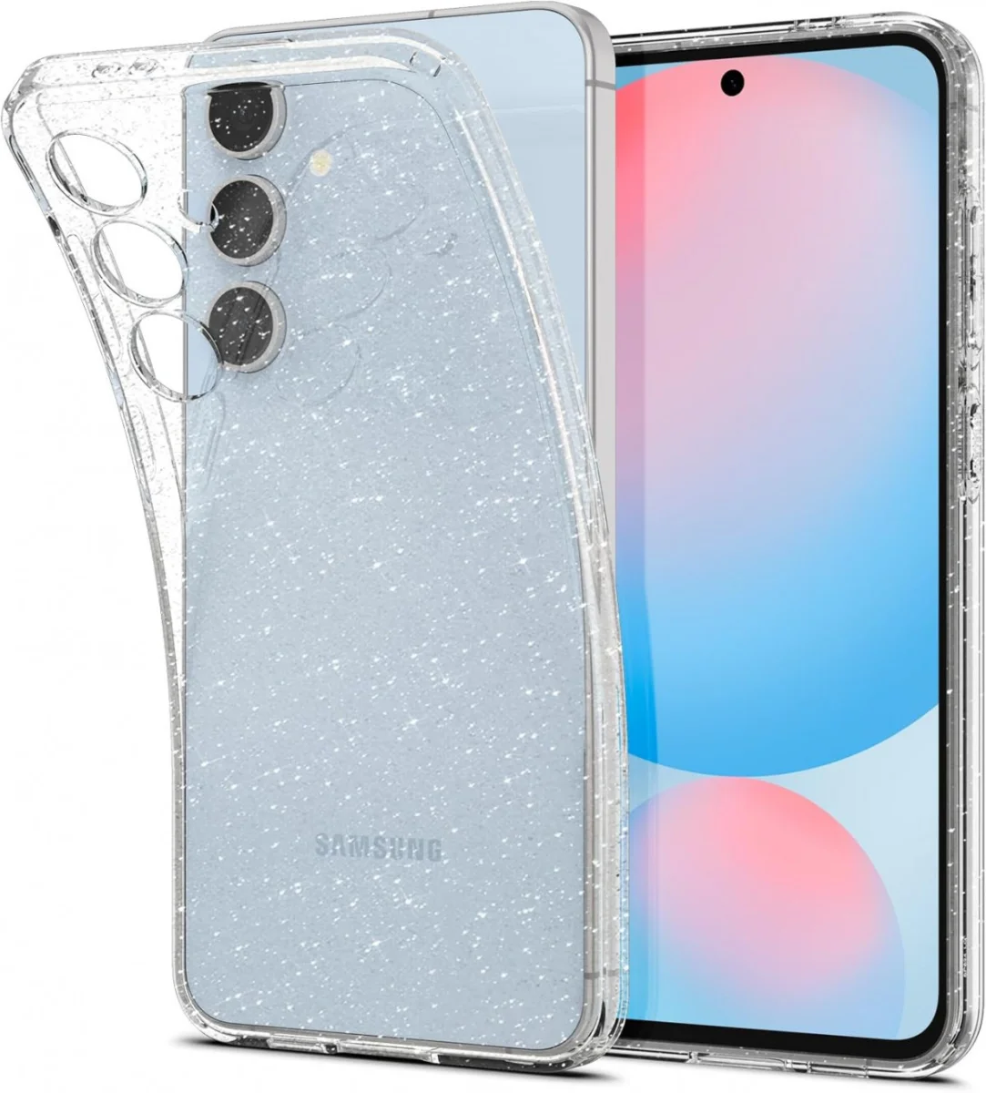 Spigen Liquid Crystal Samsung Galaxy S24 FE Hoesje Back Cover Glitter afbeelding 1