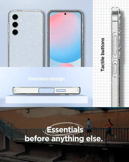 Spigen Liquid Crystal Samsung Galaxy S24 FE Hoesje Back Cover Glitter afbeelding 3