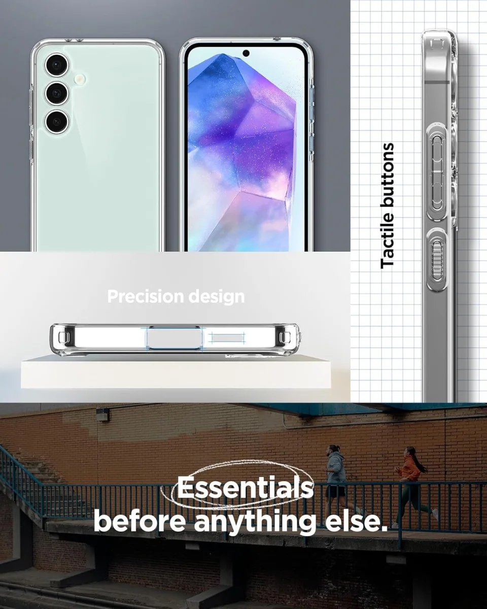 Spigen Ultra Hybrid Samsung Galaxy S24 FE Hoesje Back Cover Transparant afbeelding 2