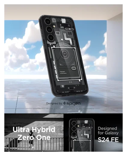 Spigen Ultra Hybrid Samsung Galaxy S24 FE Hoesje Back Cover Zero One afbeelding 9