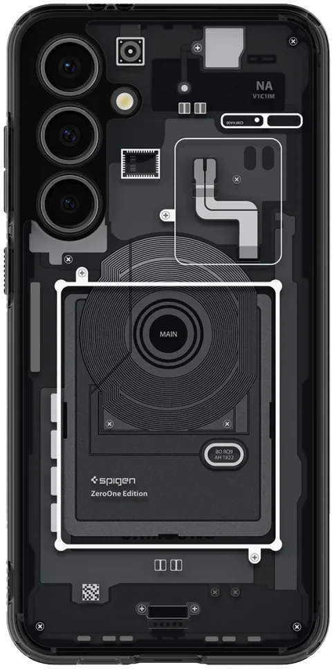 Spigen Ultra Hybrid Samsung Galaxy S24 FE Hoesje Back Cover Zero One afbeelding 2