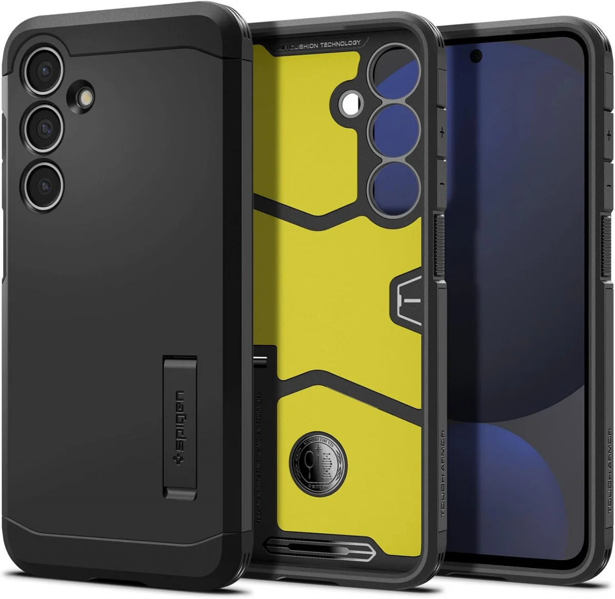 Spigen Tough Armor Samsung Galaxy S24 FE Hoesje Back Cover Zwart afbeelding 1