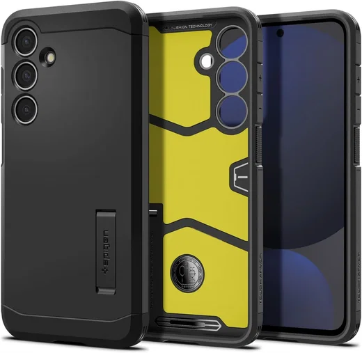 Spigen Tough Armor Samsung Galaxy S24 FE Hoesje Back Cover Zwart afbeelding 1
