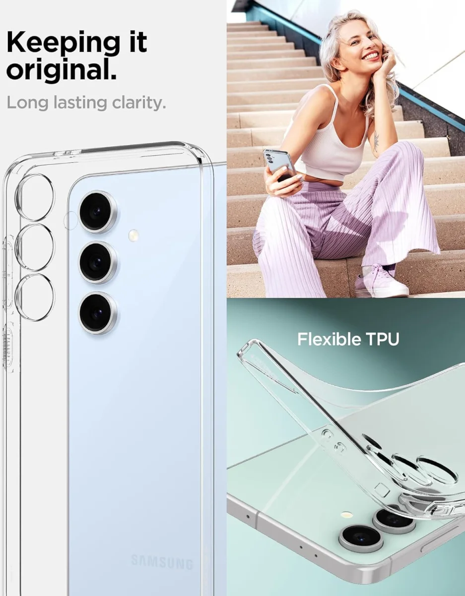 Spigen Liquid Crystal Samsung Galaxy S24 FE Hoesje Back Cover Transparant afbeelding 2