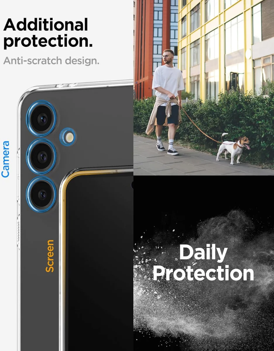 Spigen Liquid Crystal Samsung Galaxy S24 FE Hoesje Back Cover Transparant afbeelding 3