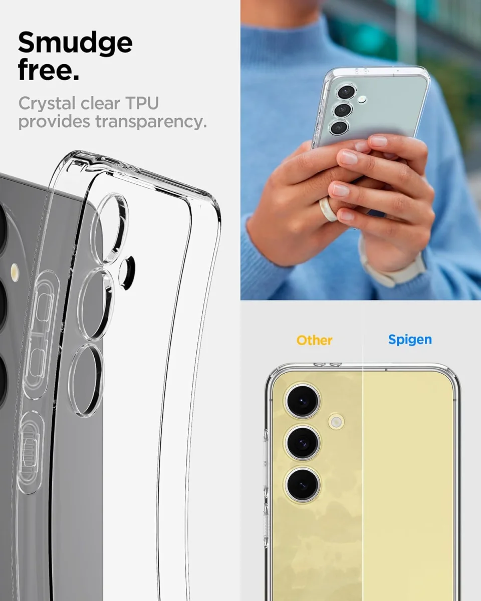Spigen Liquid Crystal Samsung Galaxy S24 FE Hoesje Back Cover Transparant afbeelding 5
