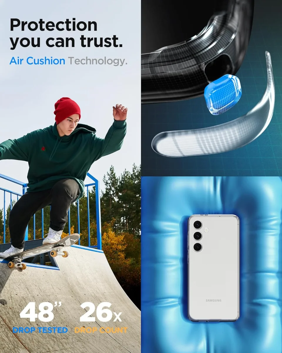 Spigen Liquid Crystal Samsung Galaxy S24 FE Hoesje Back Cover Transparant afbeelding 6