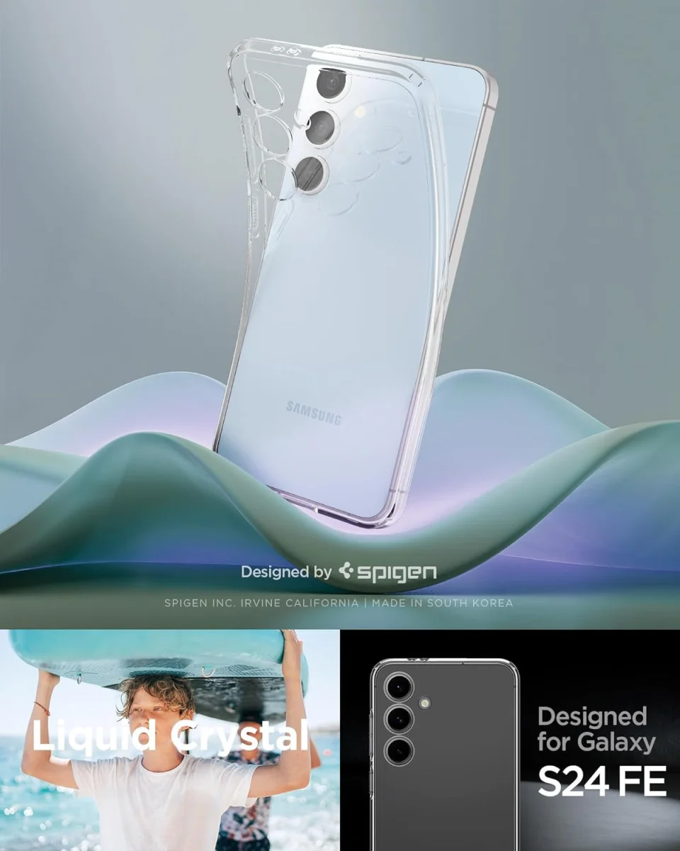 Spigen Liquid Crystal Samsung Galaxy S24 FE Hoesje Back Cover Transparant afbeelding 7