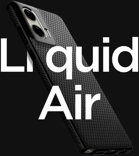 Spigen Liquid Air Motorola Moto G Stylus 5G (2024) Hoesje Back Cover Matte Zwart afbeelding 3