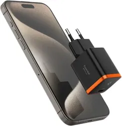 Spigen ArcStation Essential USB-C Oplader 30W Quick Charge Zwart afbeelding