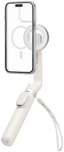 Spigen S571W MagSafe Bluetooth Selfie Stick / Tripod Statief Beige afbeelding 2